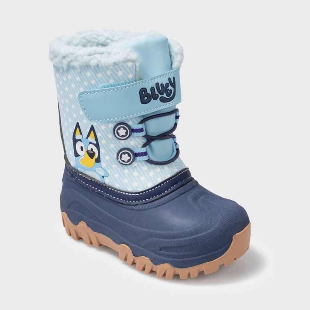 Toddler Bluey Winter Boots - Blue 6T